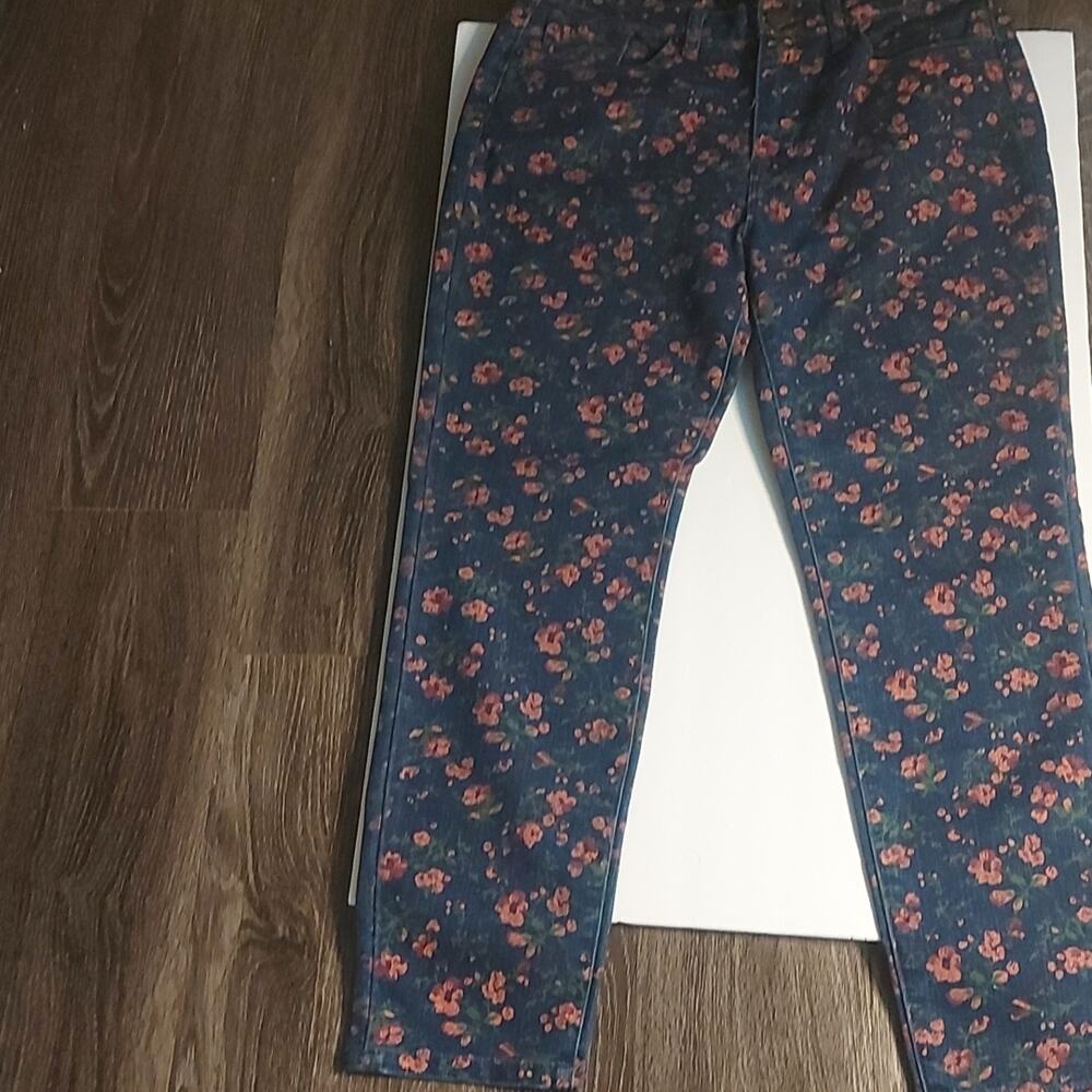 BDG Floral Grazer High Rise Jean 30 NEW Classic Preppy Fairycore Prints Bohemian